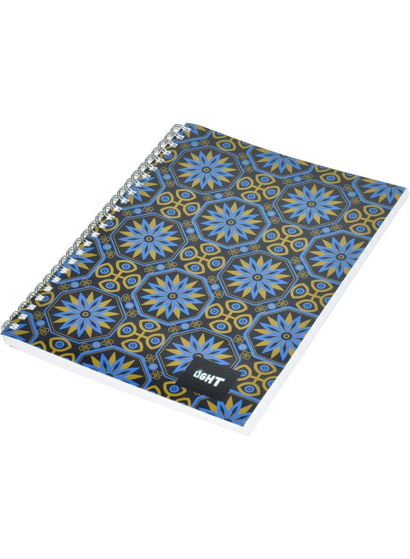 FIS 10-Piece Light Spiral Soft Cover Notebook Single Line A5, 80-Sheets - LINBA51520S - Image 4